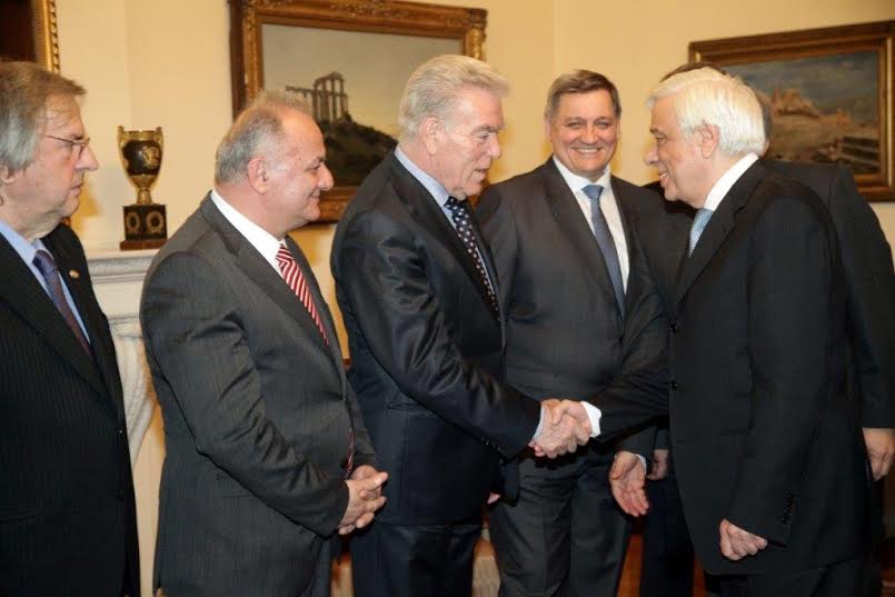 Ο Πρόεδρος του Επιμελητηρίου Πέλλας σε επίσκεψη με τον Πρ. Παυλόπουλο
